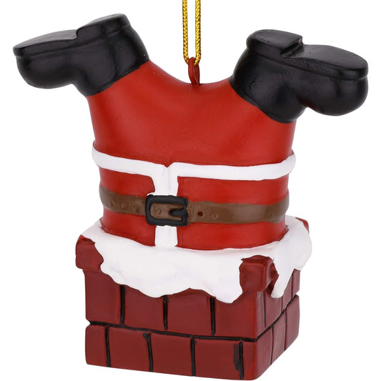 Tree Buddies Christmas Ornament Chimney Santa Stick