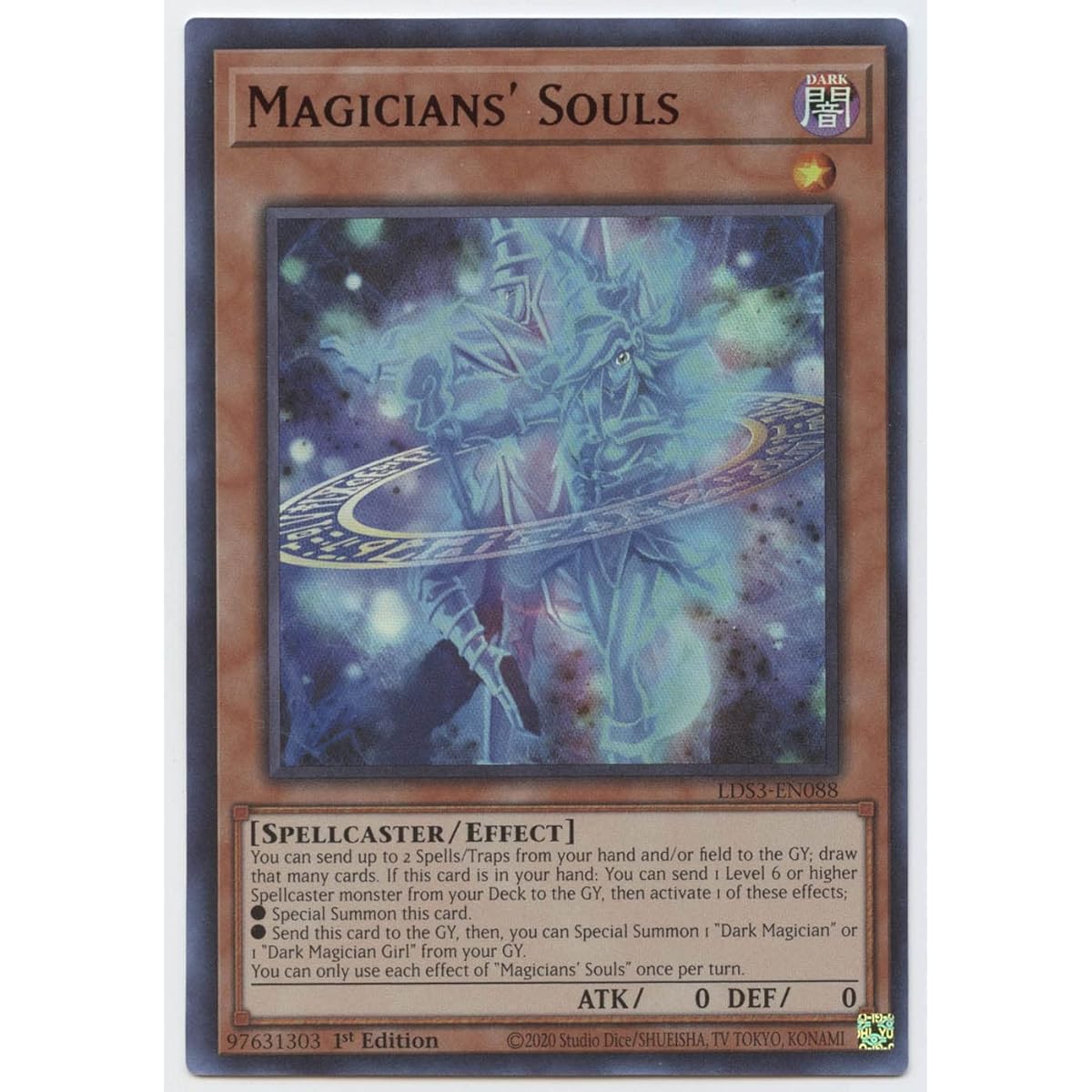 Magician's Souls (Red) - LDS3-EN088 - Ultra Rare - First Edition