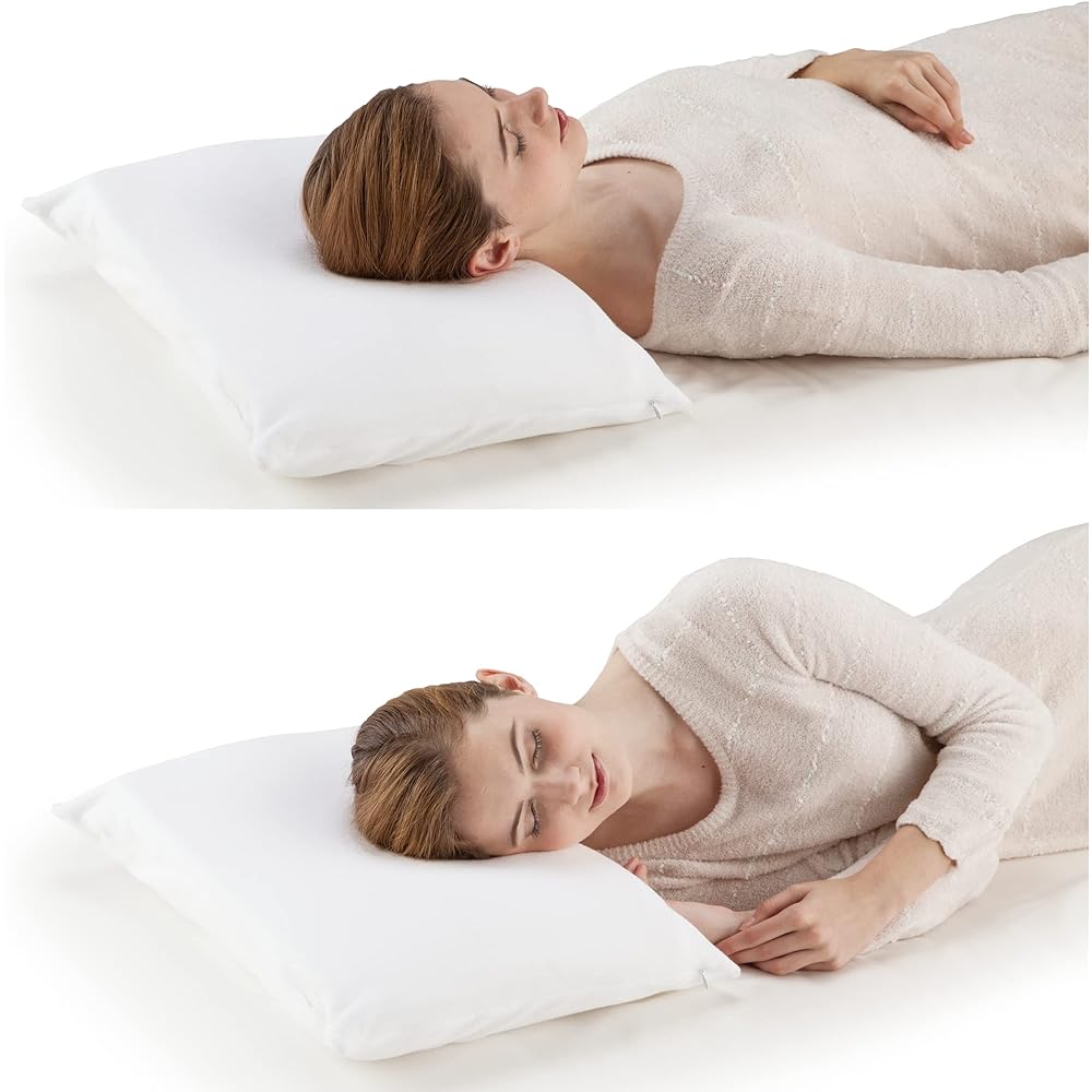 MOGU Pillow, Navy, Family Health Pillow Cover Included (Total Length Approx. 54cm), Bead Cushion, Navy