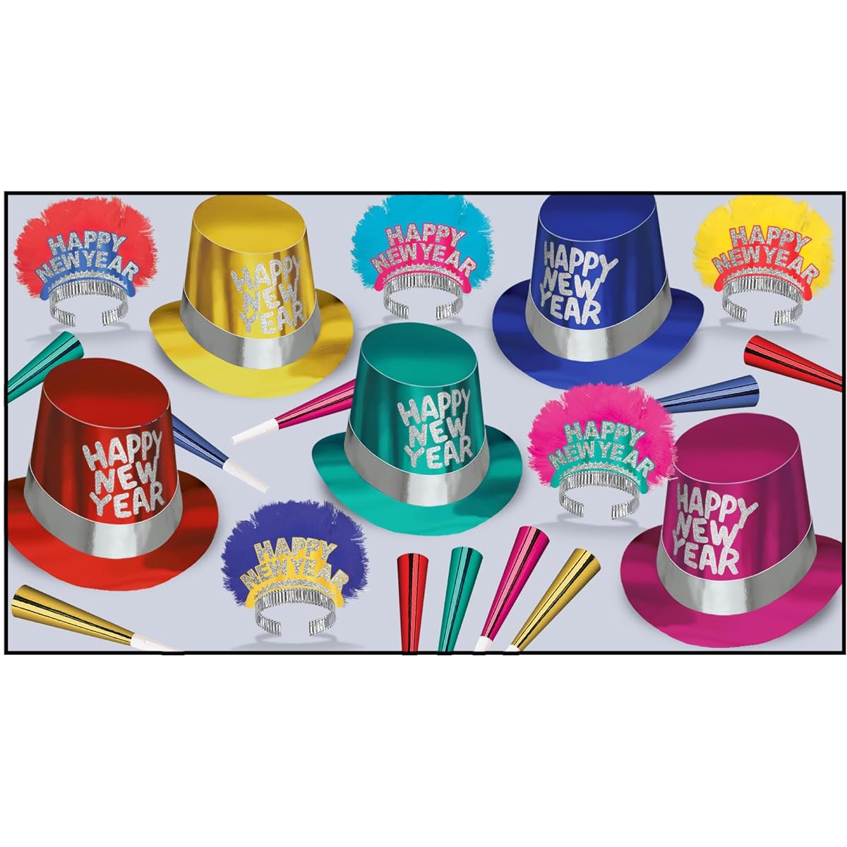 Beistle 88356-nr The Monte Carlo Party Favors, 1 Assortment Per Package