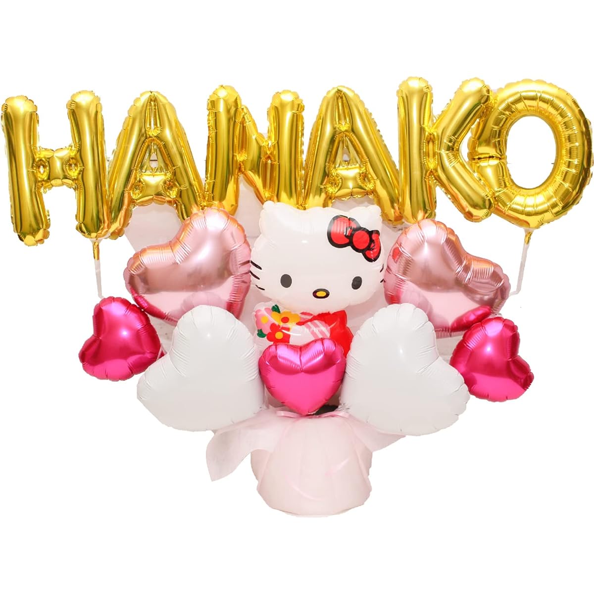 Balloon Gift 6 Letters Free Combination Letter Balloon Balloon Tino (Hello Kitty)