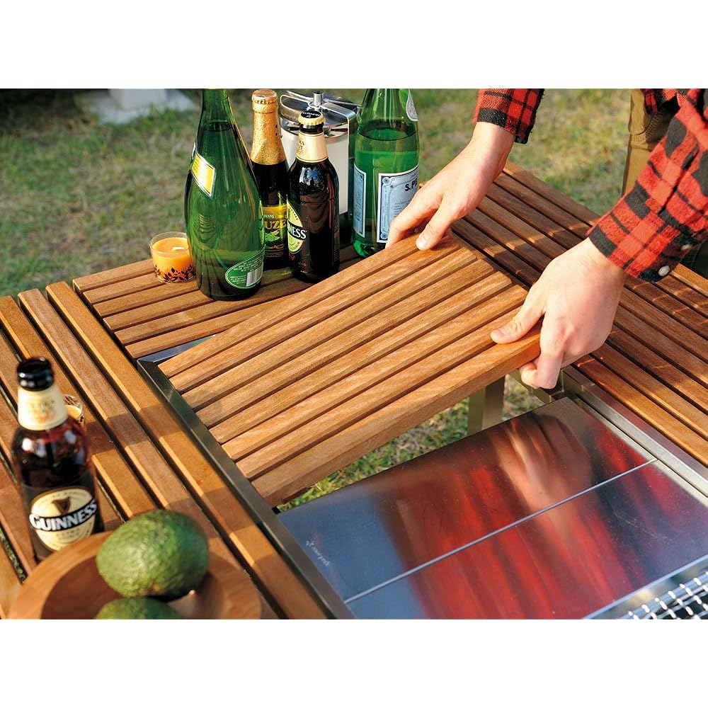 Snow Peak Furniture Garden Unit Table Wood Top 2PCS GF-010