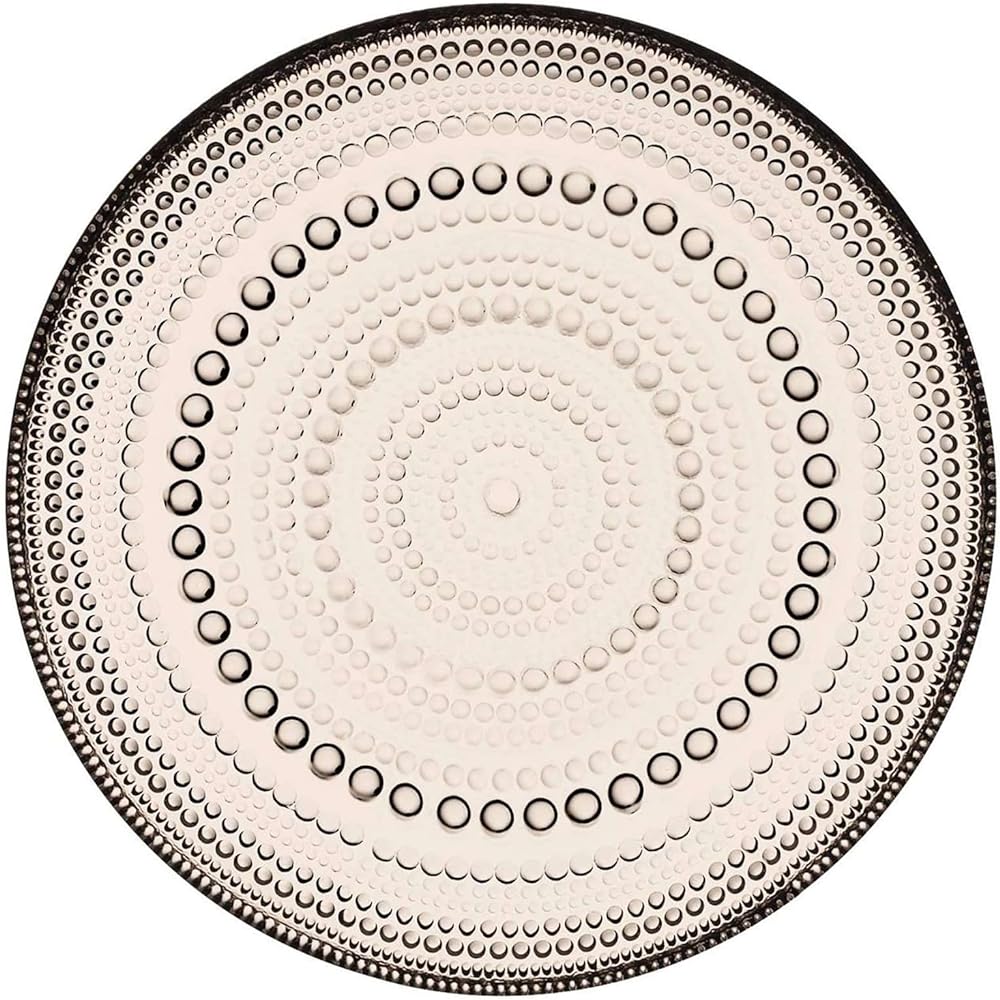 [Regular Imported Goods] Iittala Kastehelmi Plate Dish 17cm Pair Set (2 pieces) Clear 1053564
