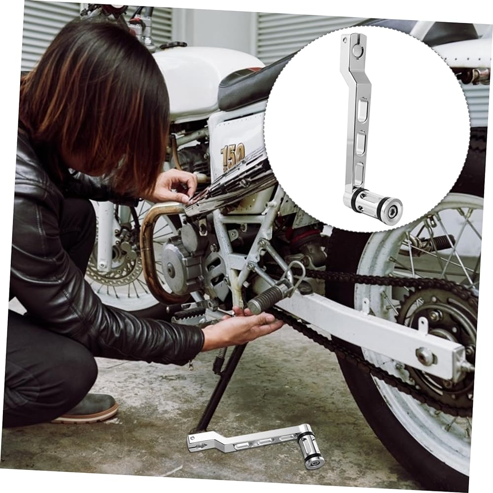 ABOOFAN 4pcs lever shifter craft bootie boots trendy hip plated cnc motorcycle ing boots hip funky bycicles swa