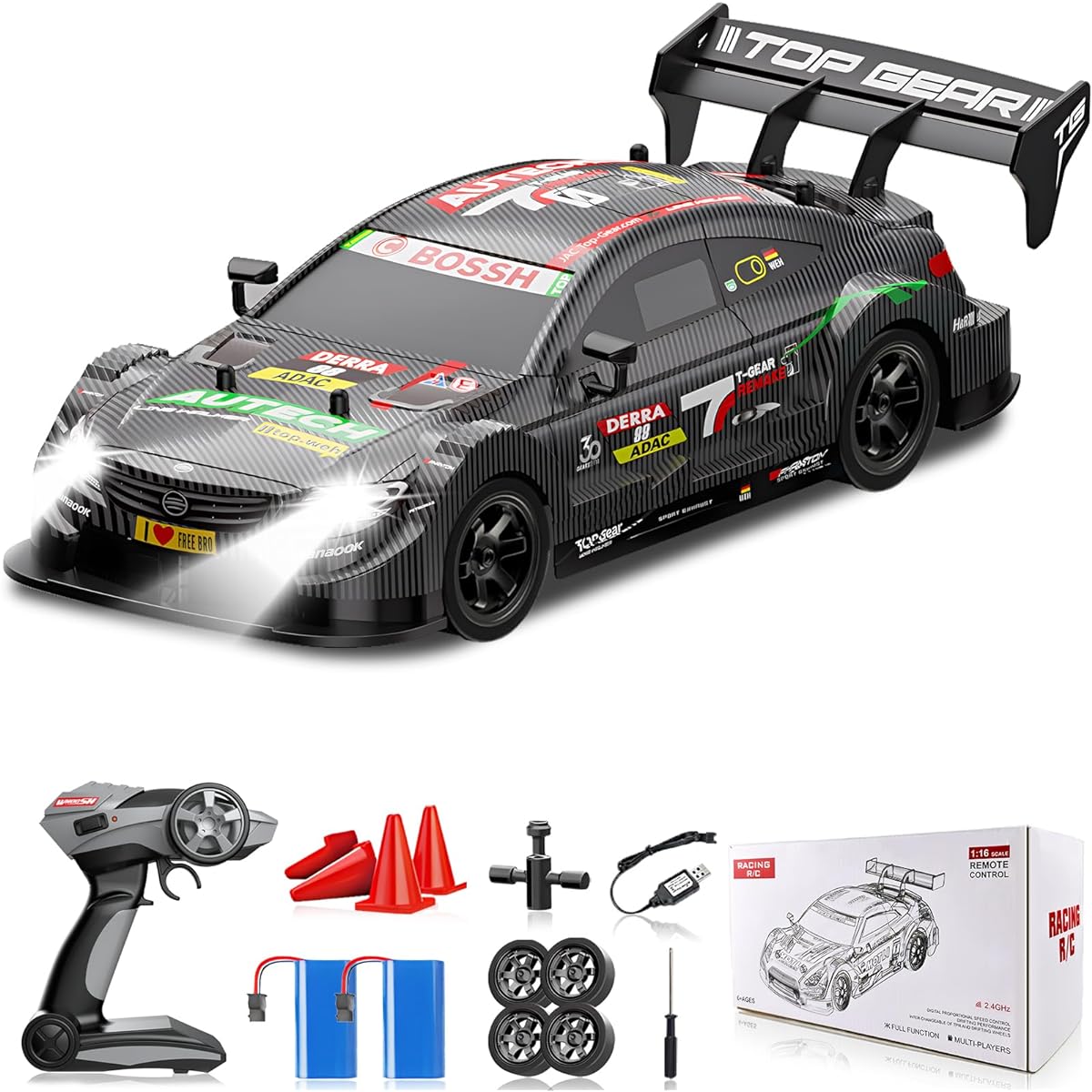 Sakeye RC Drift Car Remote Control Car Adult Boys Girls Kids Gift