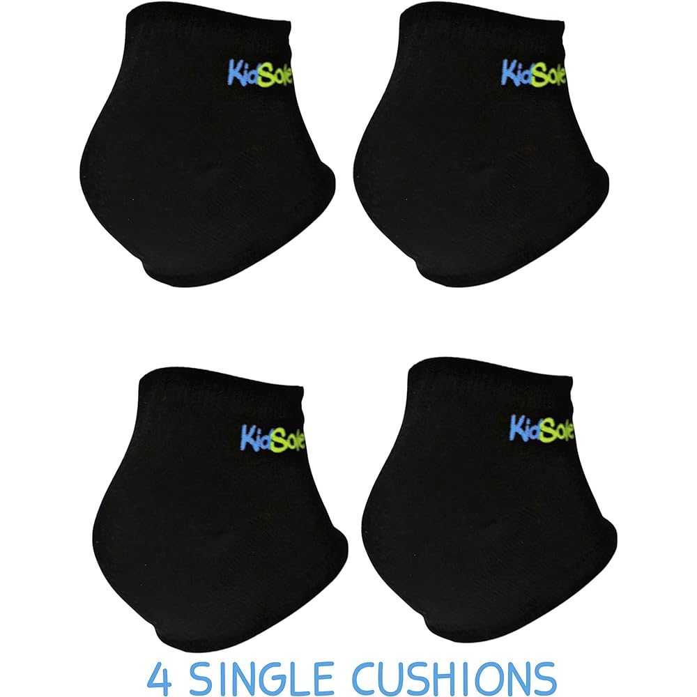 Heel Cushion Insole Heel Insole Silicone Shock Absorption Secret Insole Red & Blue Set for 2 Pairs