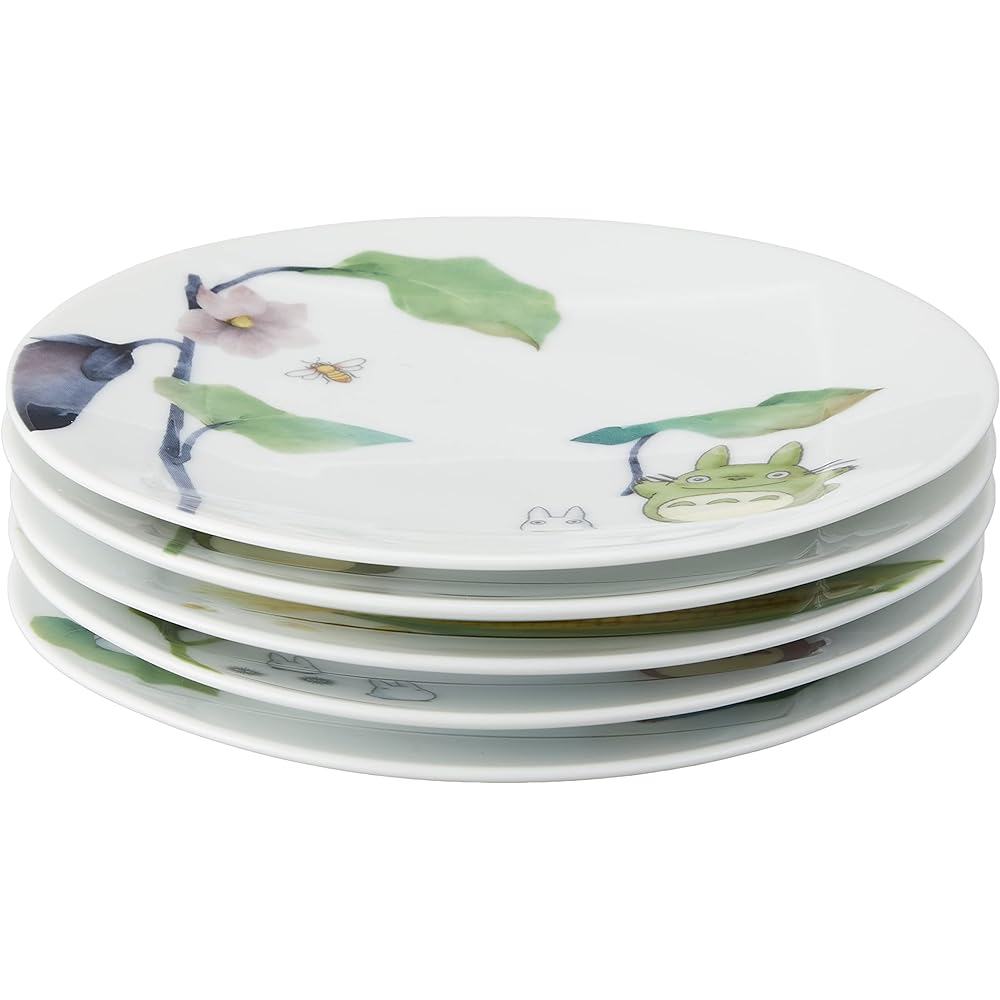 Noritake Plate Set (different picture) 15.5cm My Neighbor Totoro Vegetable Series Microwave Safe Dishwasher Safe 5 Pieces Fine Porcelain 1704-15L/VF9931A