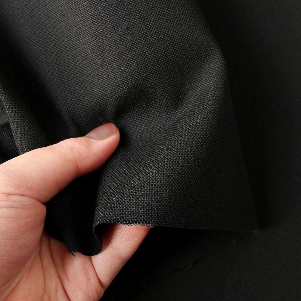 Nippon Chuko Takashima No. 11 canvas fabric 5m cut 4 black L5000-4-5M