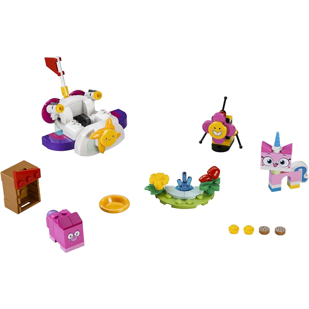LEGO Unikitty Unikitty Cloud Car Building Kit (126 Piece), Multicolor