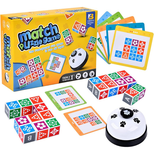 Wooden Matching Game Puzzle Game Board Game for Family Night