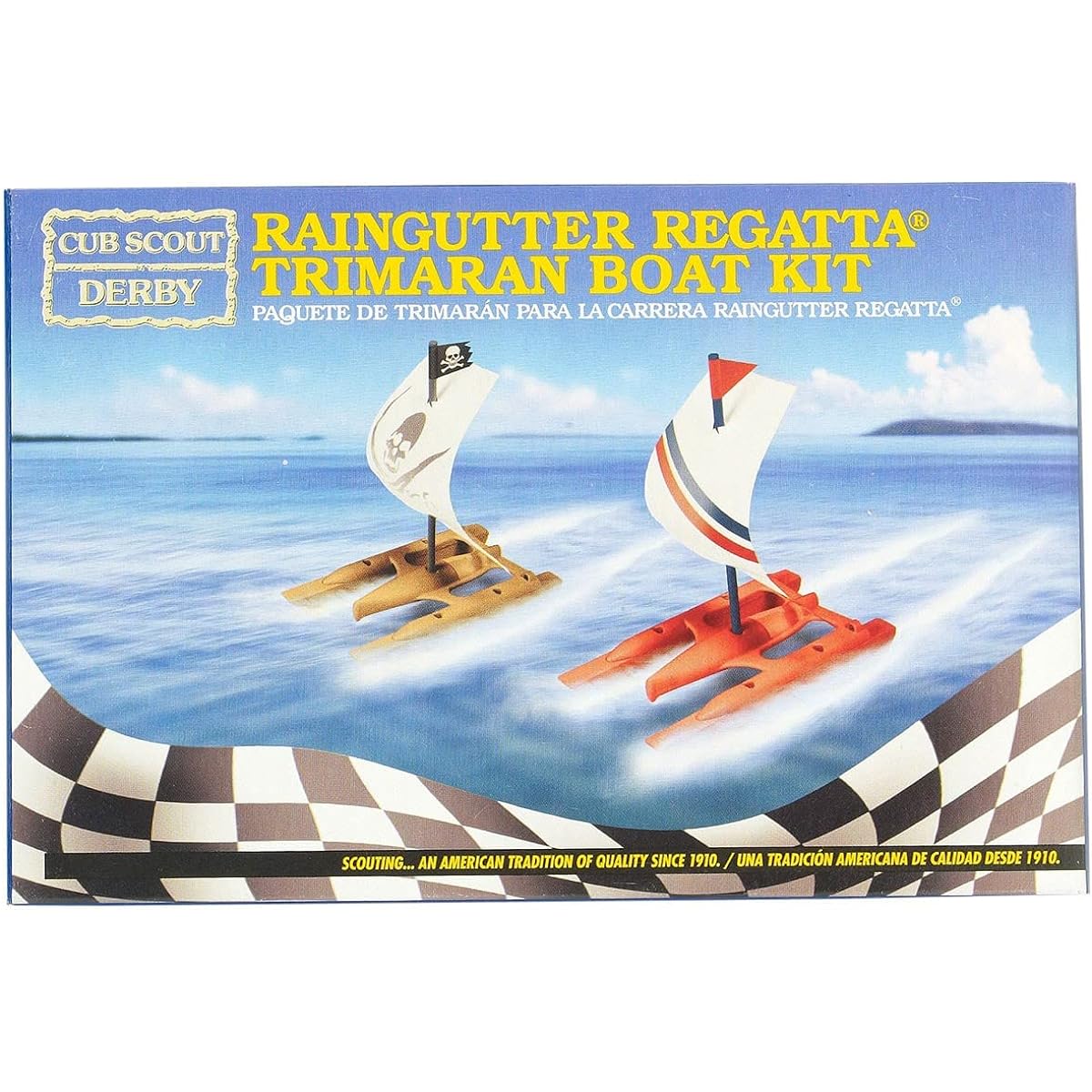 Boy Scouts of America Rain Gutter Regatta Racing Trimaran Boat Kit