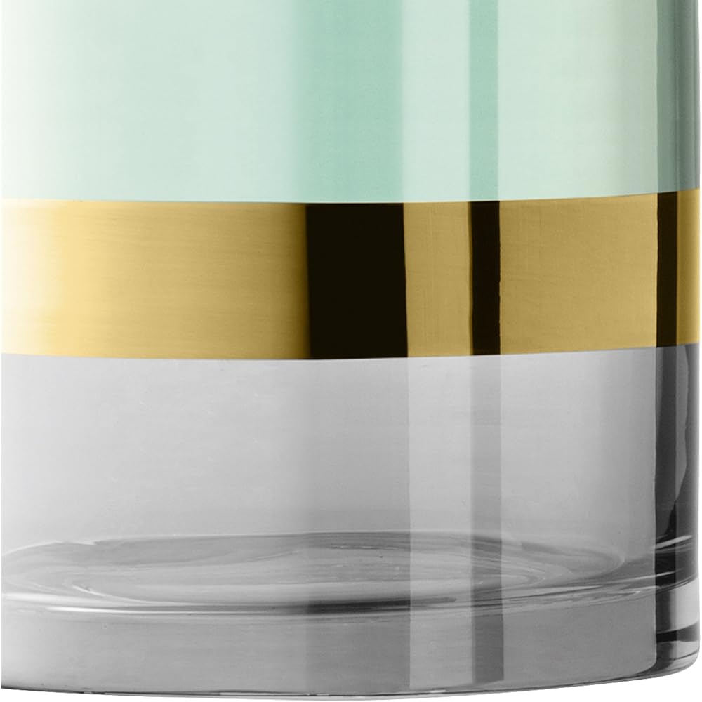 LSA Flower Vase (Vase) Green Height 18cm BANGLE G510-18-196