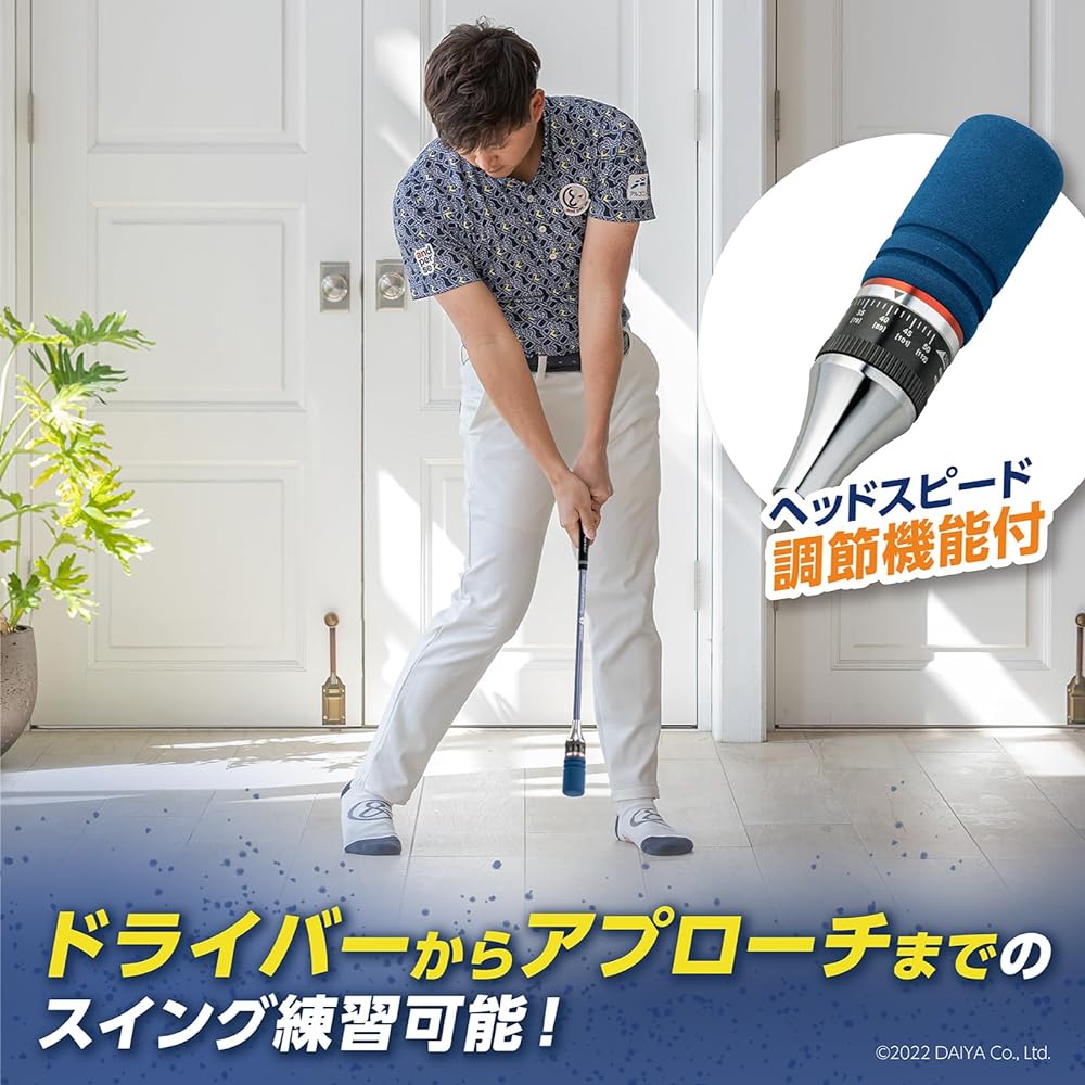 [Recommended by Shugo Imahira Pro / Maiko Wakabayashi Pro] DAIYA GOLF Diamond Swing Series Swing Practice Equipment Golf Practice Equipment Practice Equipment Training Equipment Sound Light Practice Swing Beginner Advanced Grip Correction Self-Check Flyi