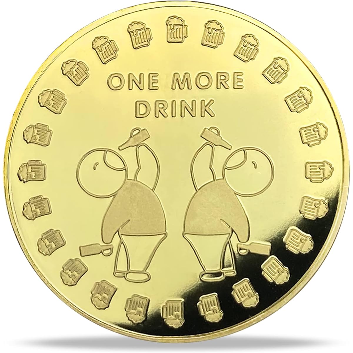 Funny Gifts Party Decision Coins for Drink One More Party Decision Maker Coins for Women Men Christmas Stocking Gifts Birthday Graduation Gifts for Family Friends Coworkers