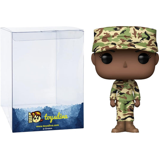 Airman: P o p ! Air Force Vinyl Figure Bundle with 1 Compatible "ToysDiva" Graphic Protector (46755 - B)