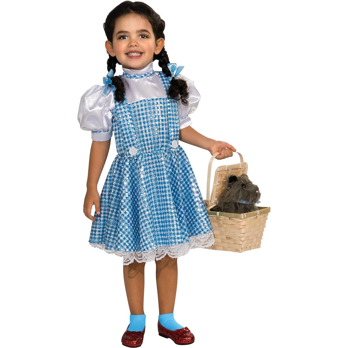 Rubies Costume Co R886493_M Wizard Of Oz Dorothy Sequin Costume For Girls Medium