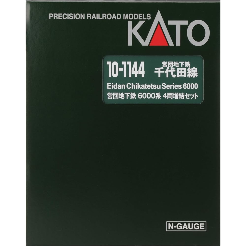 KATO N Gauge Corporation Subway Chiyoda Line 6000 Series Additional 4-Car Set 10-1144 Railway Model Train