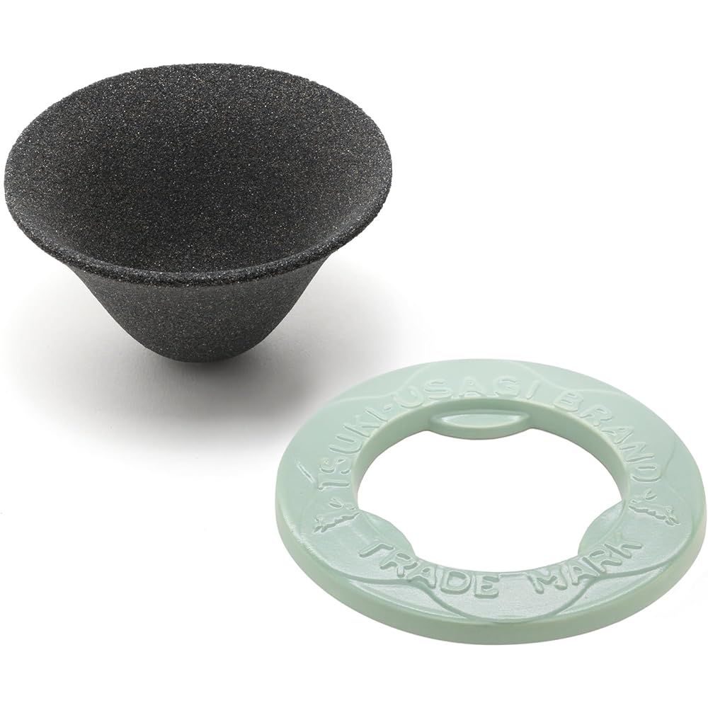 Tsukiusagijirushi Tsukiusagijirushi Coffee Filter Black/Green 15300062 Cera Filter for 1-2 Cups