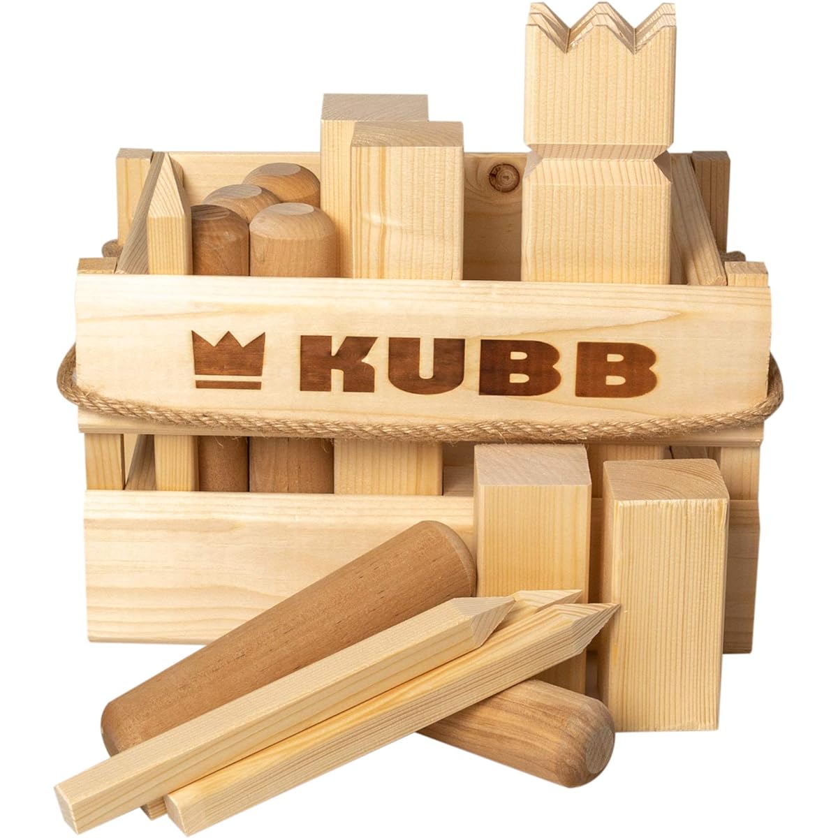 Tactic 56388 Kubb luxury version, yellow