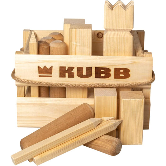 Tactic 56388 Kubb luxury version, yellow