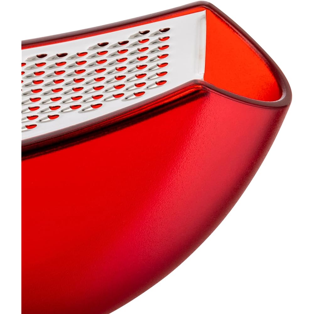 [Regularly imported product, passed food inspection] ALESSI PARMENIDE Cheese Grater Red AARU01 R