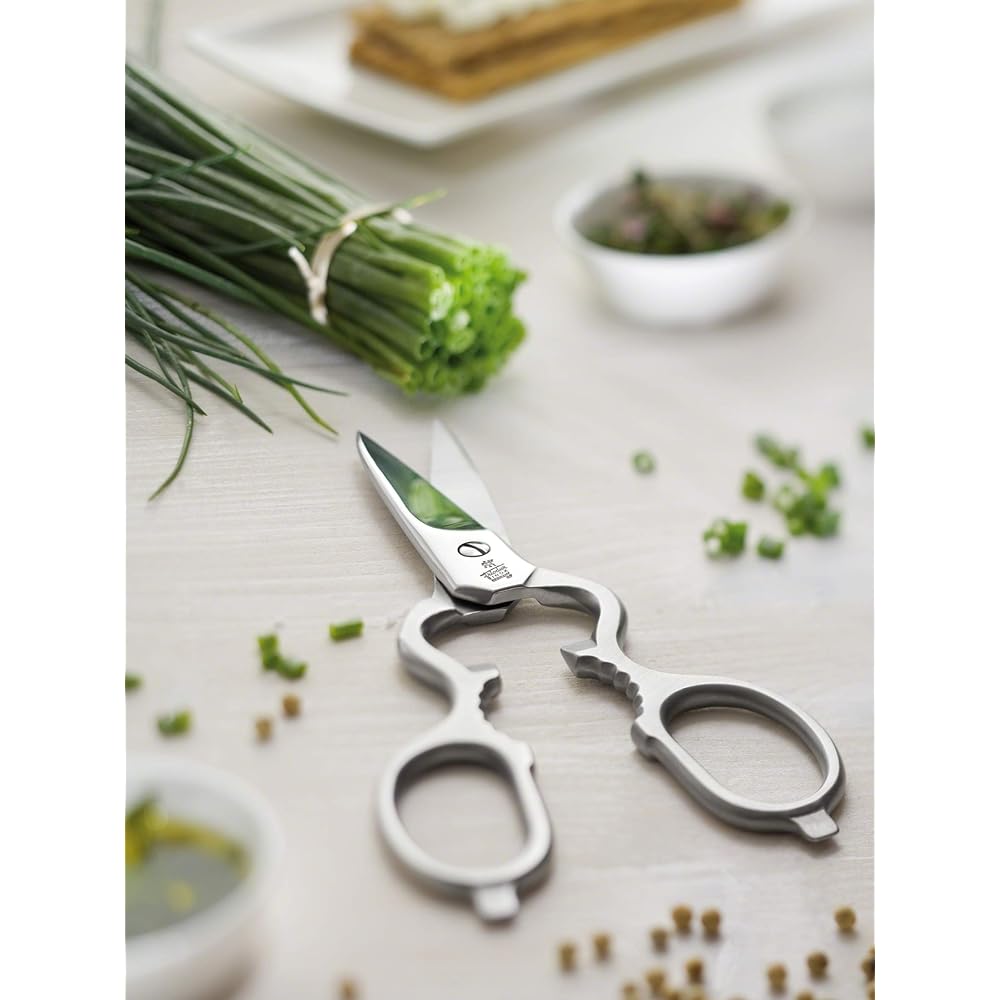 Zwilling "Classic Cooking Scissors Satin" Stainless Steel Kitchen Scissors Made in Germany [Authorized Japanese Product] 43923-200