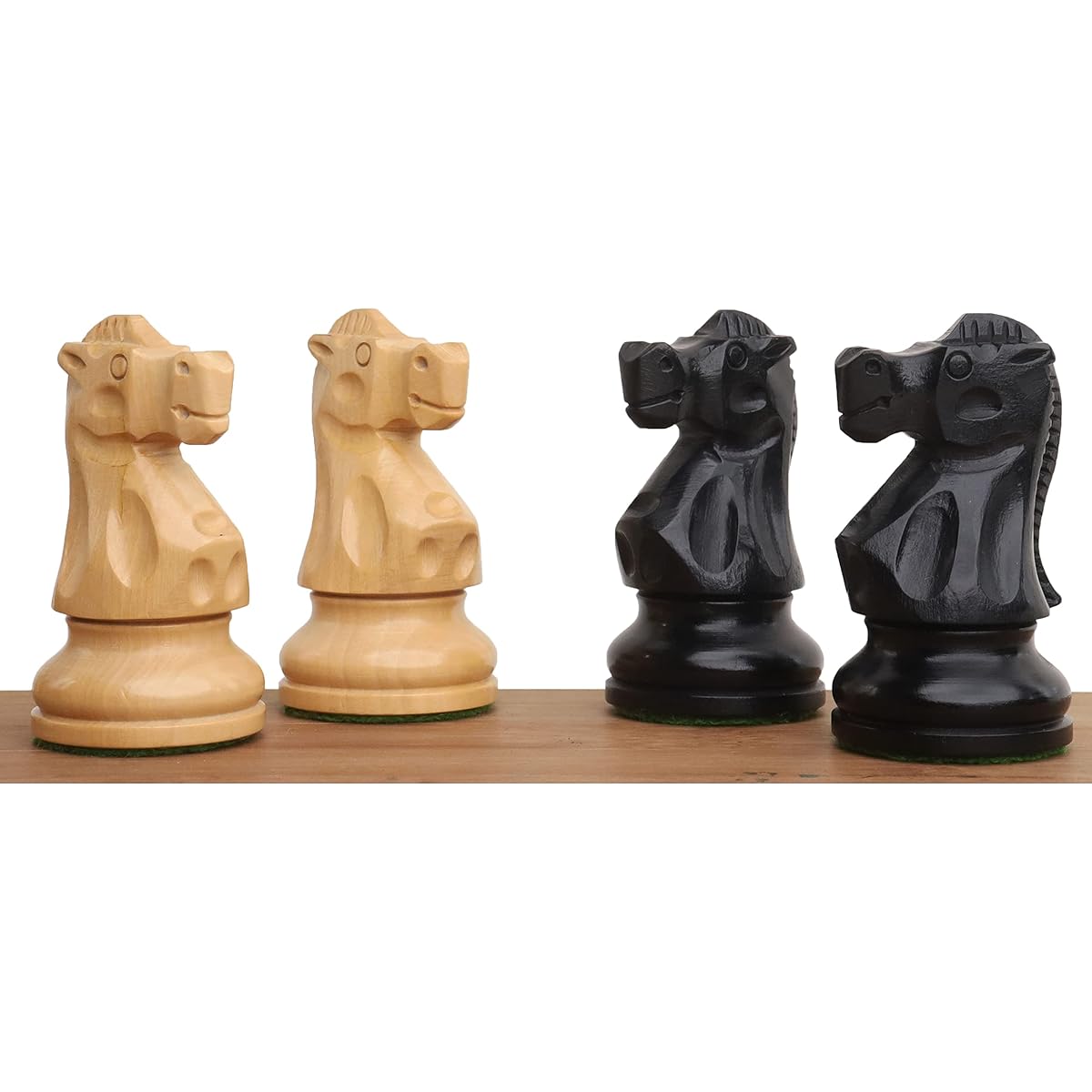 RoyalChessMall 3.8 Inch Lake Javik Series Stanton Chess Piece Only Set Weighted Boxwood