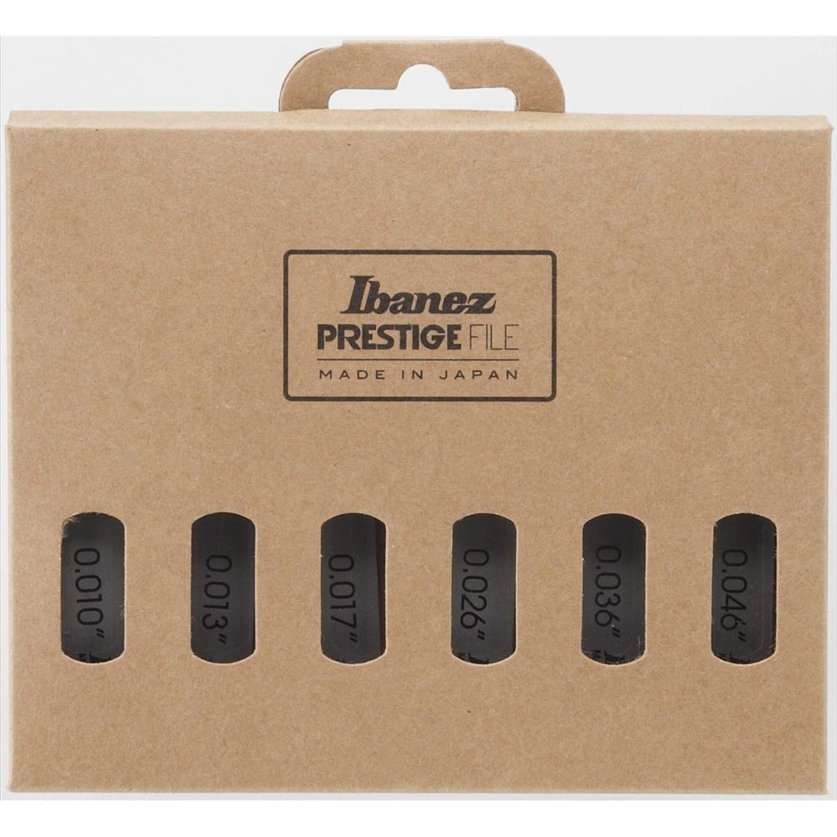 Ibanez Prestige Nut File Set for Electric Guitar (.010" - .046" Gauge) Set of 6 4449EG61X