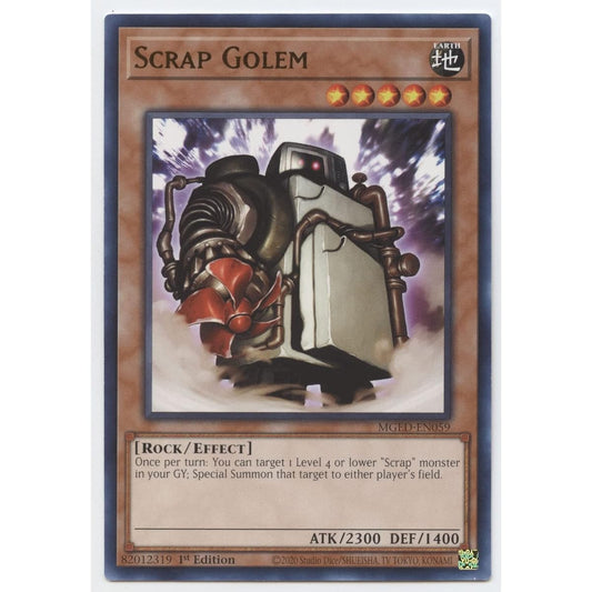 Scrap Golem - MGED-EN059 - Rare - 1st Edition.