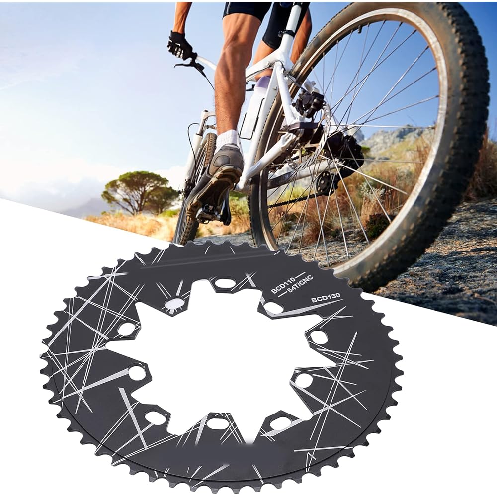 Hoseten 110/130 BCD Chainring, Antioxidant High Strength Bicycle Oval Chainring, For Folding Bicycle Road Bike 7 8 910 Speed