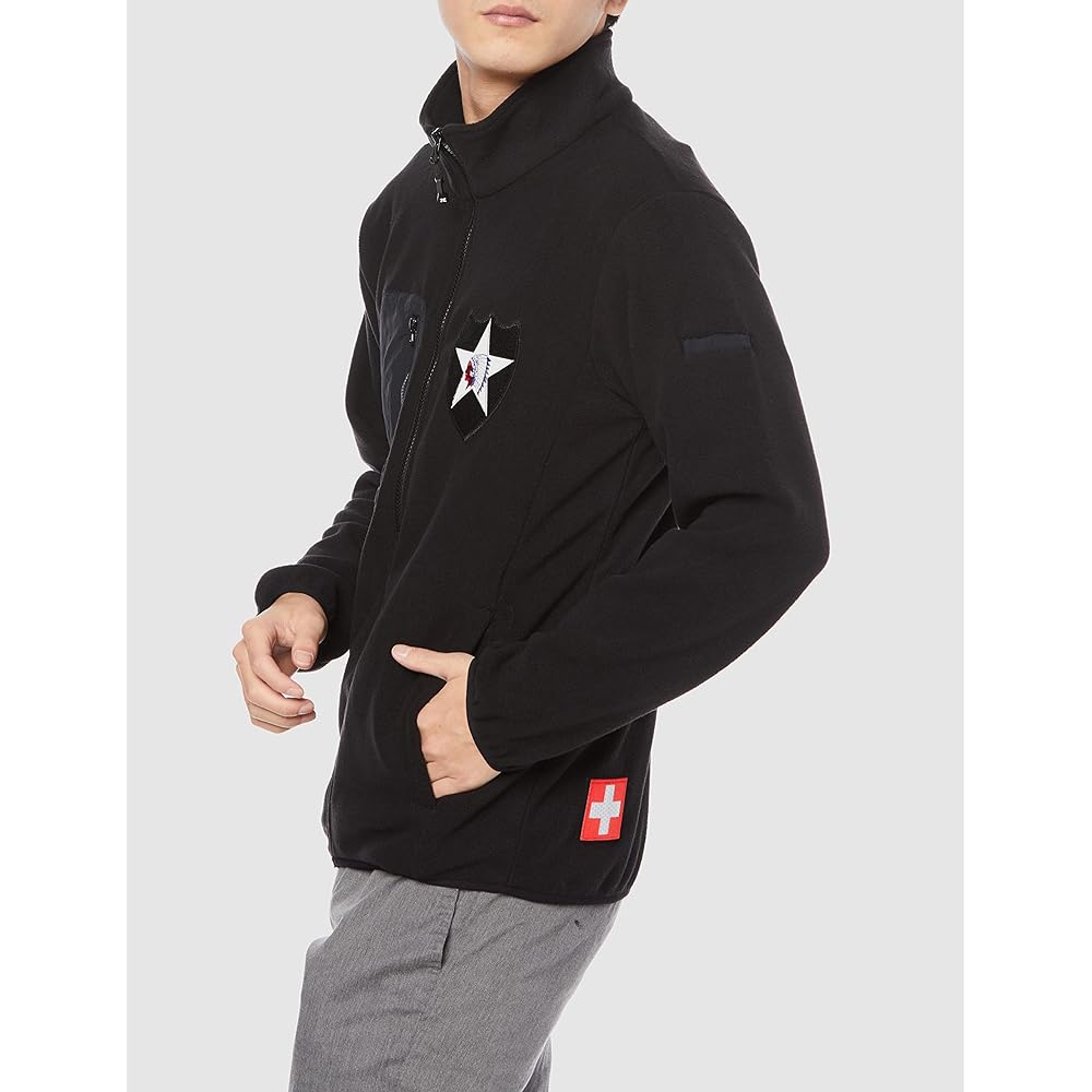 [Fstyle] Fleece Jacket John Lennon Type Fleece with Patch
