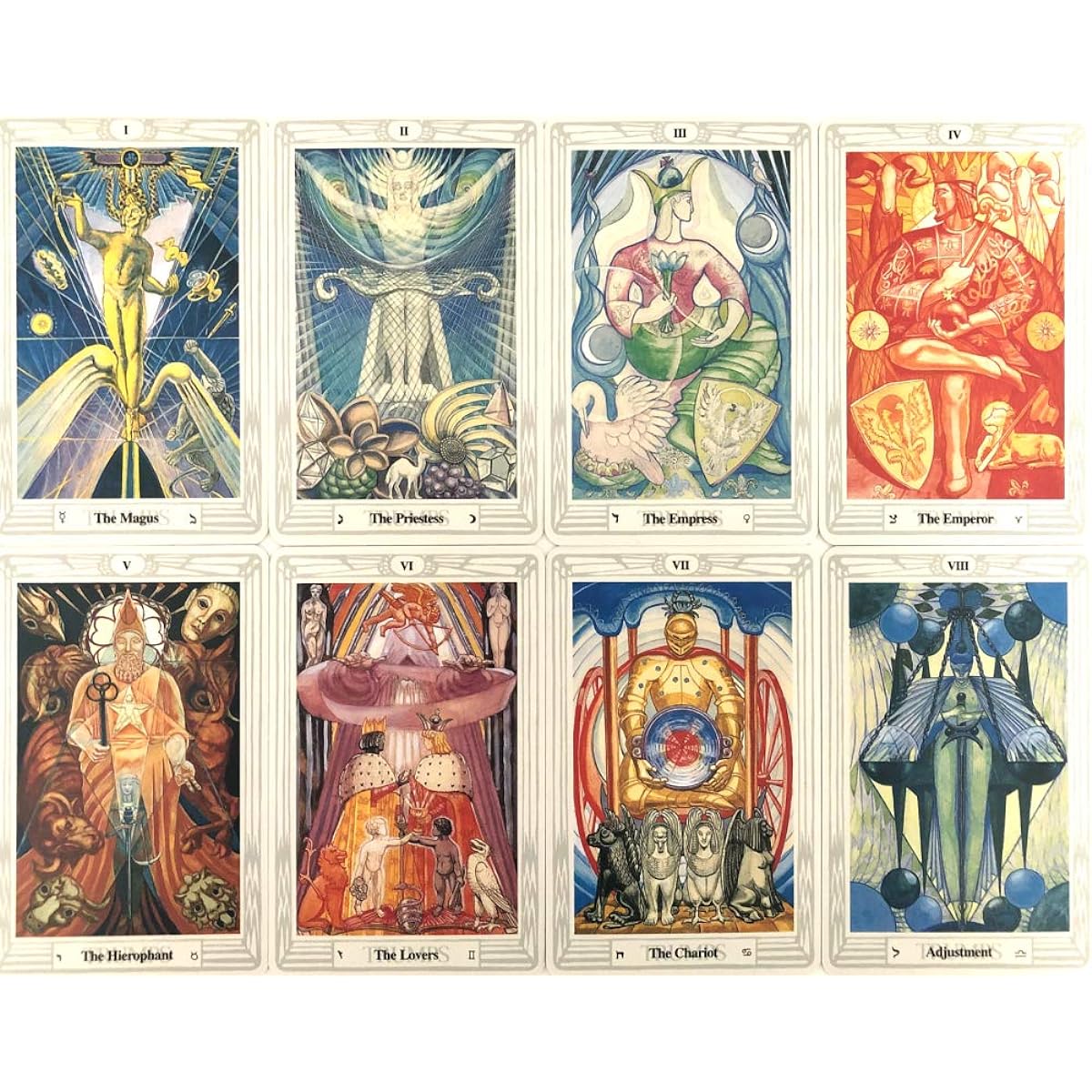 78 Tarot Cards Thoth Tarot Tarot Fortune Telling [Aleister Crowley Thoth Tarot Large Deck <US> Aleister Crowley Thoth Tarot Deck Large] Japanese commentary included [Genuine]