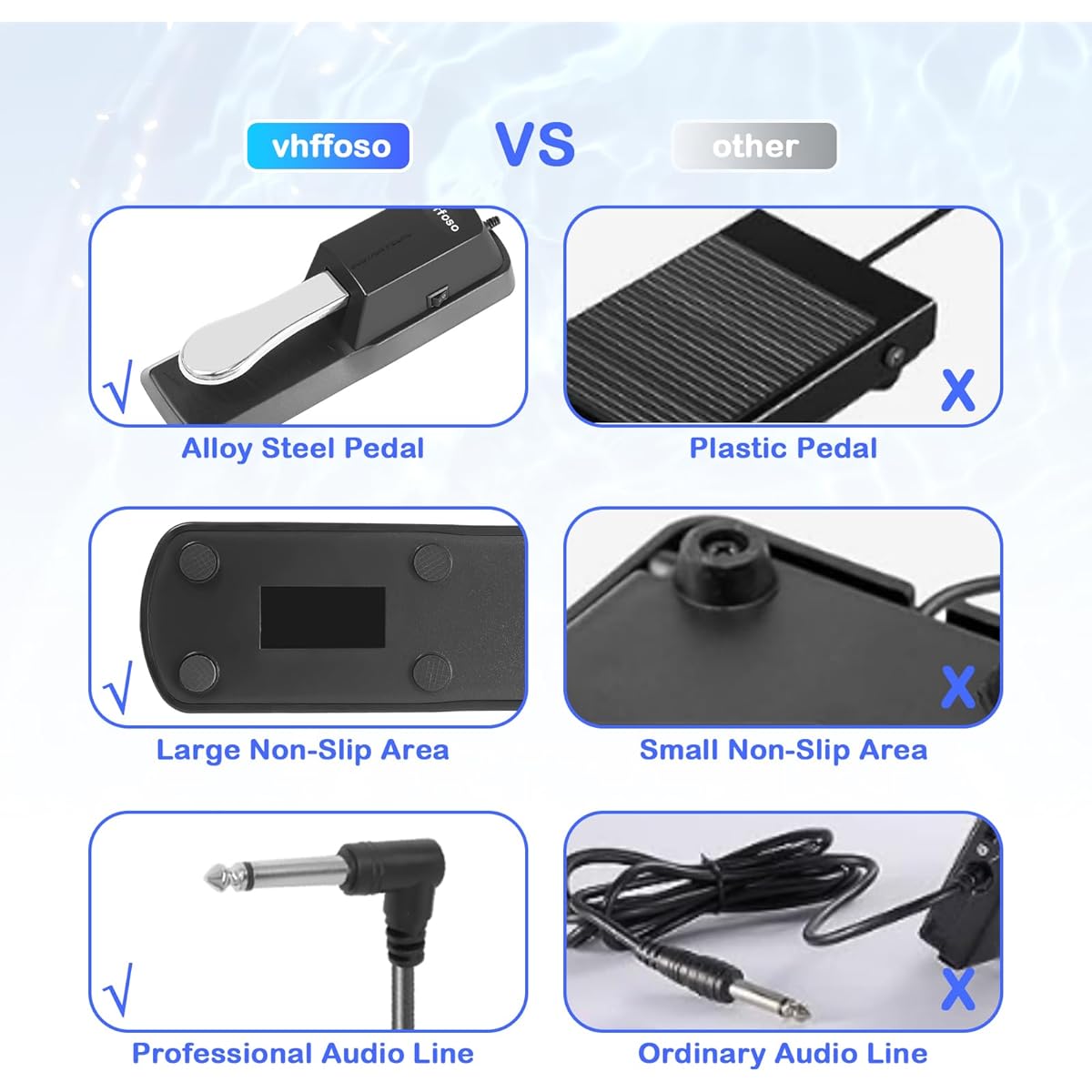 Vhffoso sustain pedal