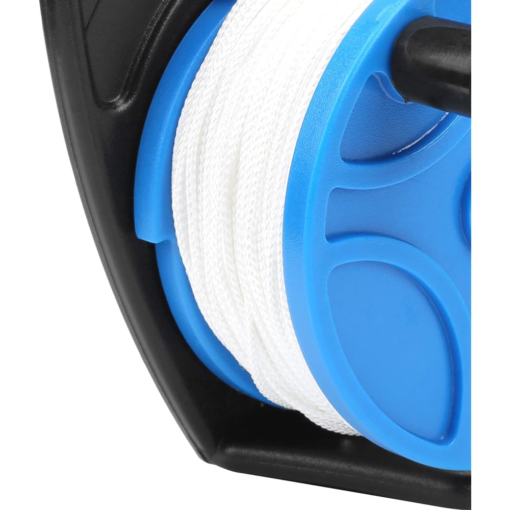 Diving Reel Portable 289FT Scuba Choice Scuba Diving Multipurpose Dive Reel Diving Equipment Large Reel Handle Buckle Combination