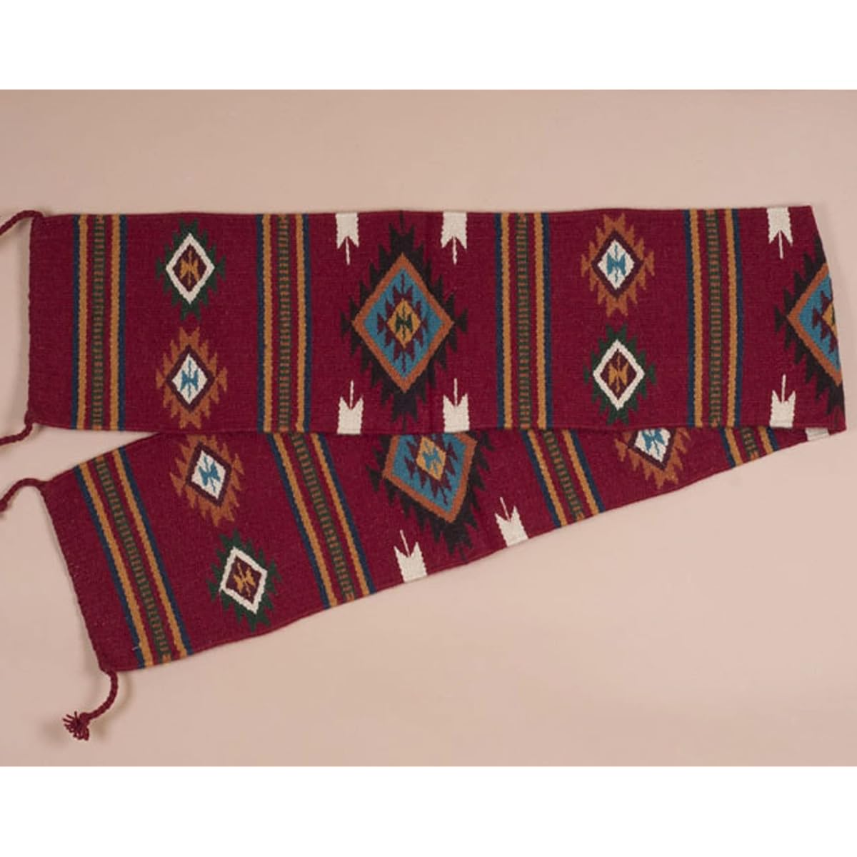 Mission Del Rey Southwest Woven Wool (Red Table Runner 10x80)