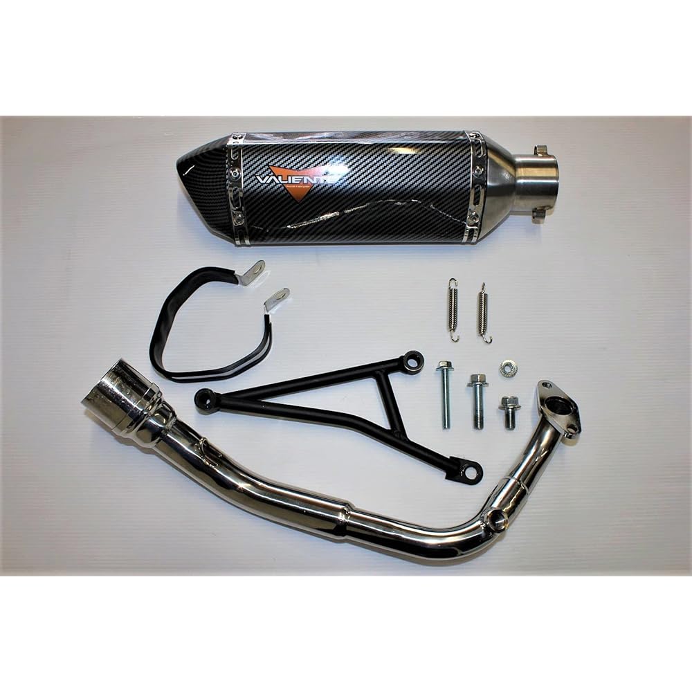 Address 110 Bike Muffler EBJ-CE47A 2BJ-CE47A Compatible with 2015-2022 Models Karma Carbon Type Muffler Motorcycle Supplies Motorcycle Bike Parts Full Exhaust Full Exhaust Custom Parts Dress Up Replacement External Product Heavy Bass Valiente Suzuki ADDR
