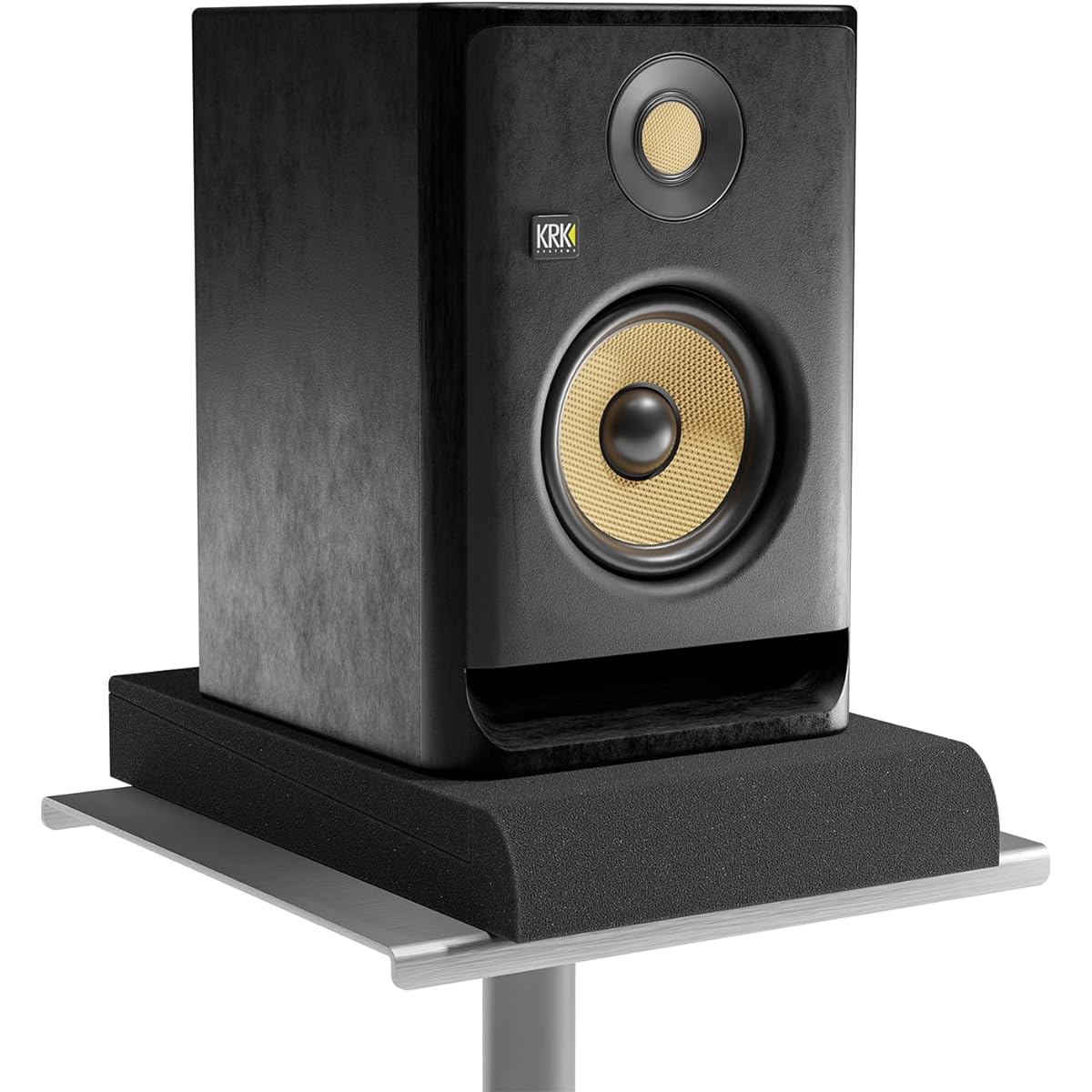 HYCHINS Subwoofer Isolation Pad Pair (1.6" X 7.7" X 11.8" Stereo Vibration Isolation Stabilizer Base) - Speaker Foam - Speaker Isolation Pad - Isolation Pad Subwoofer Stand Speaker Isolation Pad