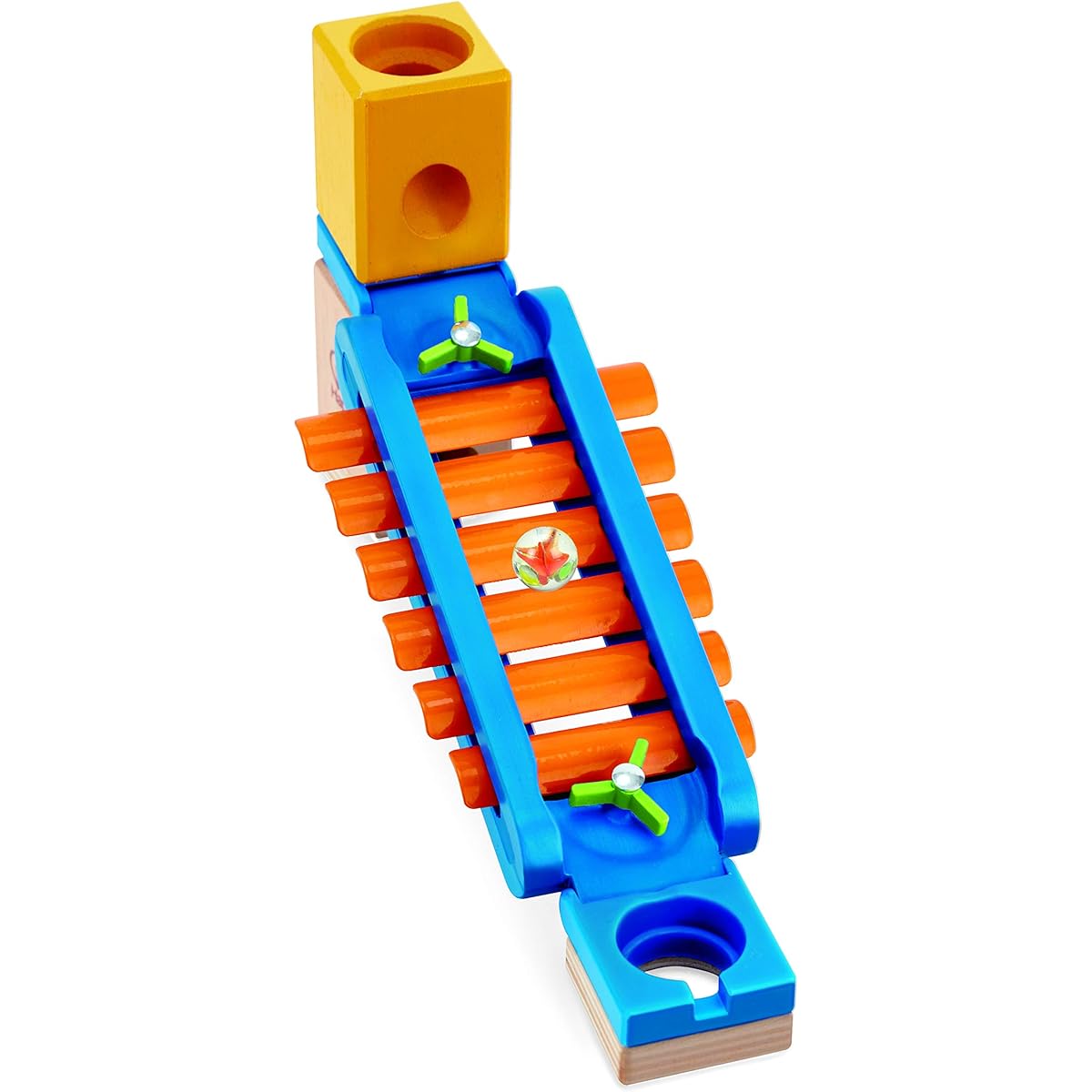 Hape E6022 Quadrilla Sonic Playground Wooden Marble Run Accessories - Educational Toys for Ages 4+