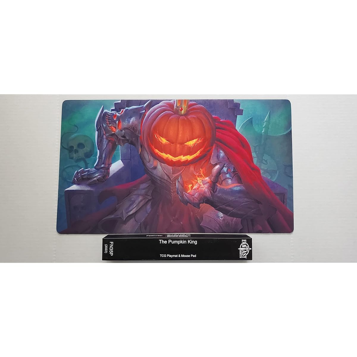 Fantasy North The Pumpkin King - TCG Playmat Mousepad - 24 x 14 inches
