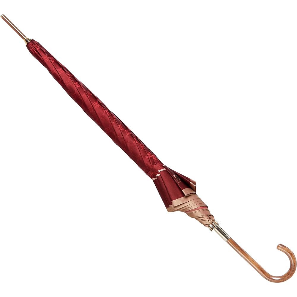 [Moonbat] Umbrella MOONBAT DAKS Monogram Jacquard Umbrella Long Umbrella Yarn-dyed Logo Simple Stylish Cute Made in Japan Present Gift Women Rim Length: 60cm