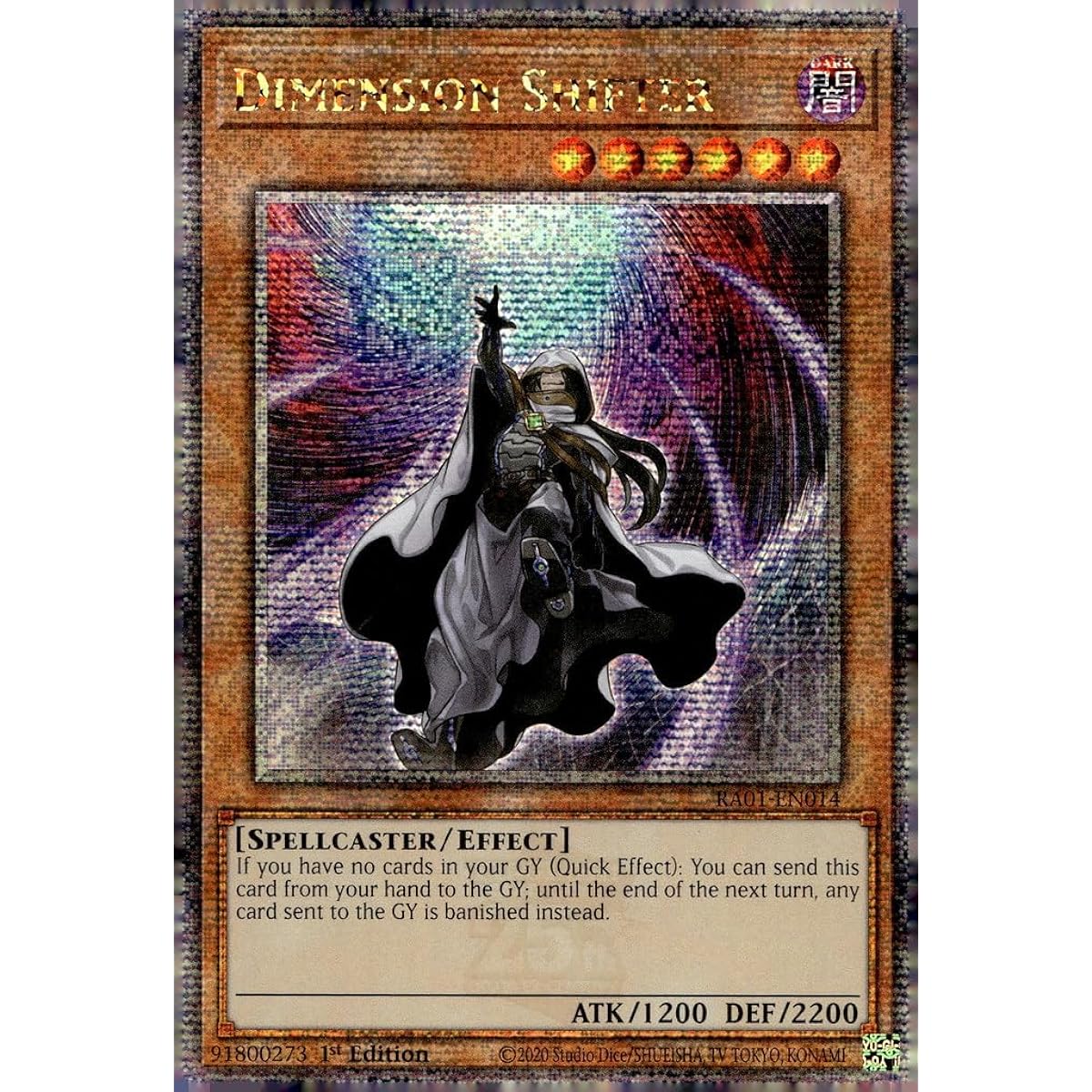 Dimension Shifter (Quarter Century Secret Rare) - RA01-EN014 - Quarter Century Secret Rare - 1st Edition