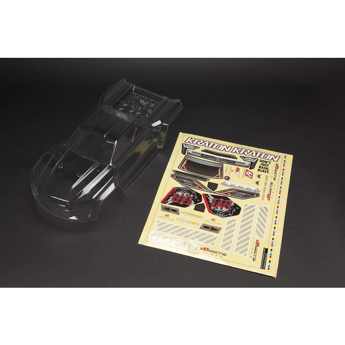 ARRMA Clear Body with Decals KRATON 6S BLX ARA406158 Car/Truck Body Wings & Decals