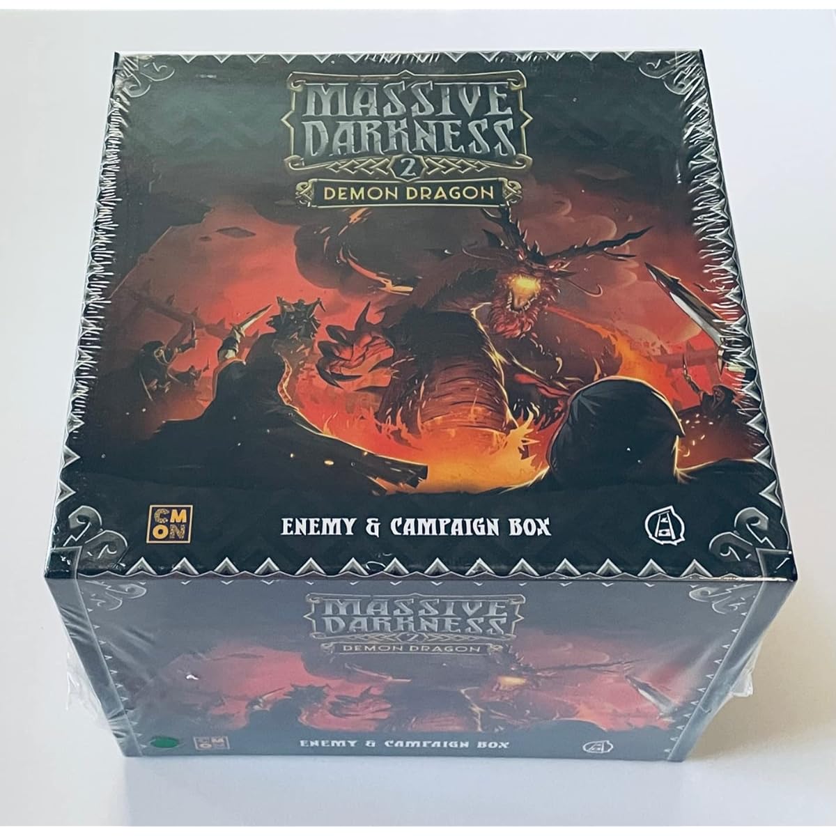 Guillotine Games Massive Darkness 2 Demon Dragon Enemies & Campaign Box