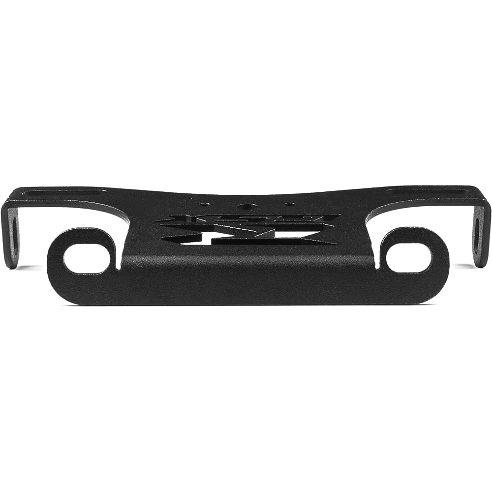 Crater 2006 2007 2008 2009 2010 Suzuki GSXR 600 / 750 Fender Eliminator License Plate Holder Tie Detail Billet Aluminum Motorcycle Black.
