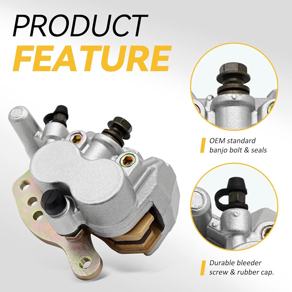 M MATI Front Brake Caliper & Pad for Suzuki Motorcycle DR250 DR350 RM125 RM250 RMX250T 59300-08D00-999