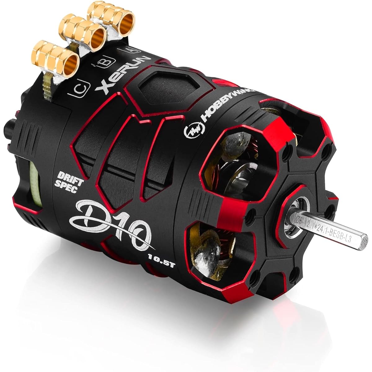 Hobbywing Xerun D10 10.5T Motor (Xerun D10 (10.5T Red) Motor)