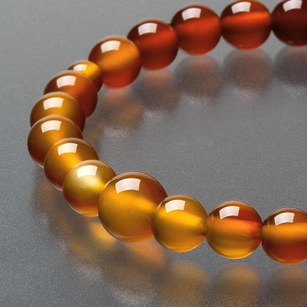 Buddhist Altar Shop Takita Shoten Specially Selected Bracelet Prayer Beads Natural Stone Bracelet◆Agate (Agate) Gradation 7mm Ball◆Bead Bracelet, Prayer Bead Bracelet, Prayer Beads, Bracelet Prayer Beads, Power Stones, Amulet [Certificate issued by Takit