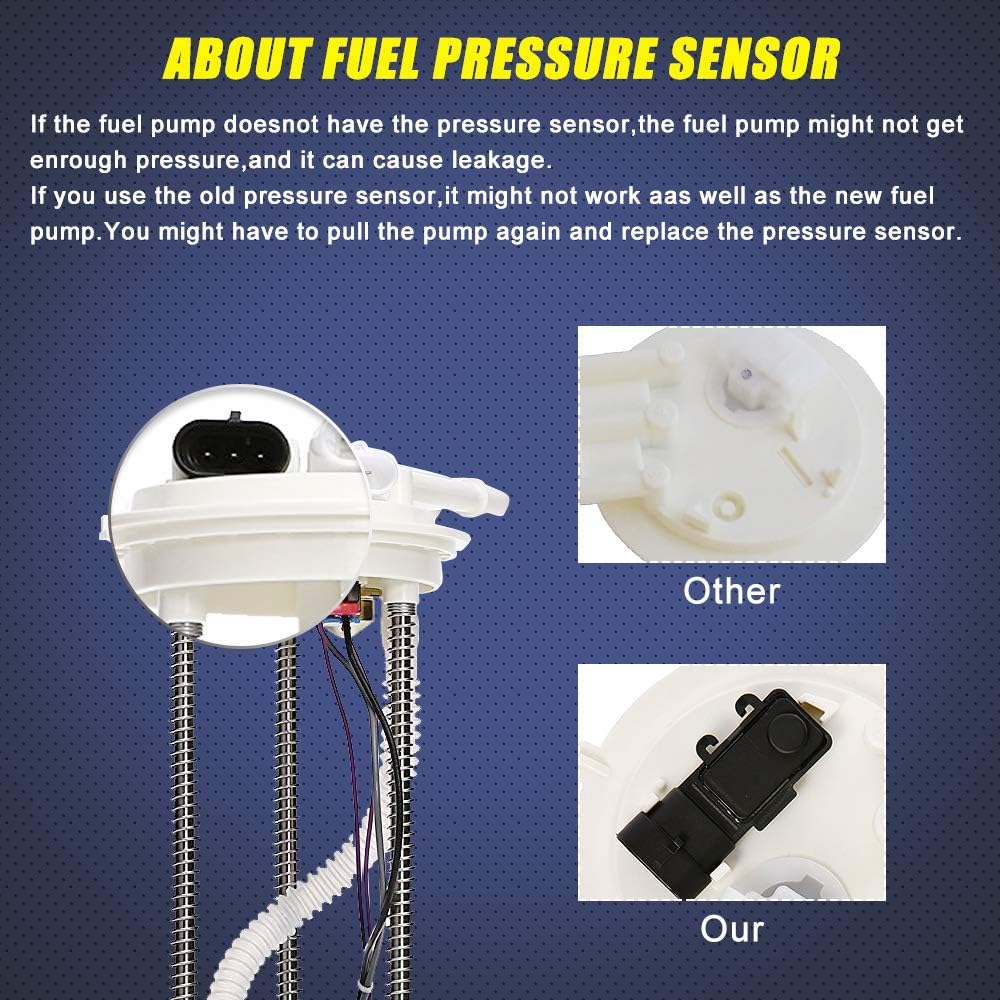 Fuel Pump Assembly for 1997 1998 1999 2000 Chevy GMC Pickup Truck 19177242 E3947M (with 2 Electrical Connectors) FP74757M TOPSCOPE
