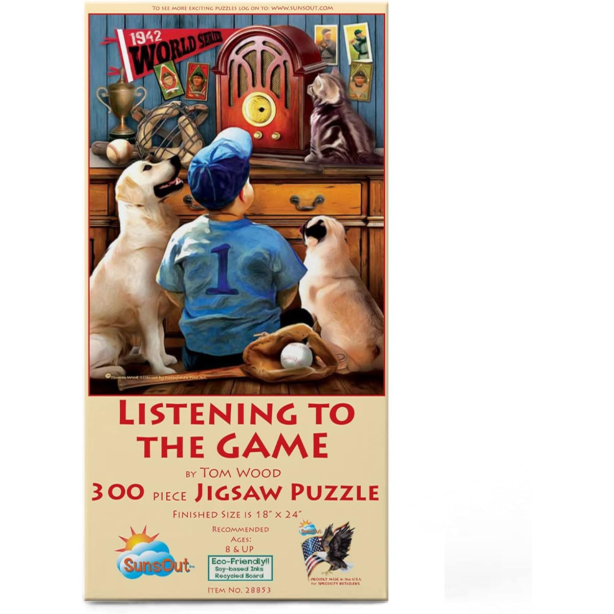 SUNSOUT INC 300 Piece Jigsaw Puzzle Listen to the Game