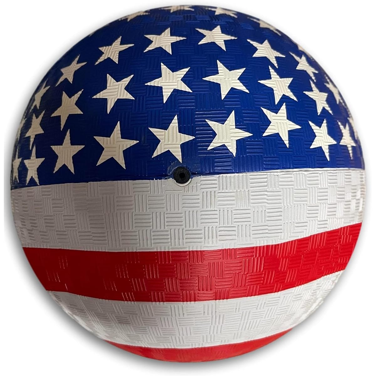 8.5" Playground Ball Red Blue Green Yellow Rainbow (1 Ball, American Flag)
